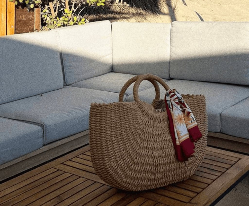 Foulard autour d'un sac