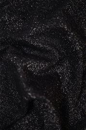 Body outwear en coton épais de couleur noir et à paillettes sexy, élégant et féminin