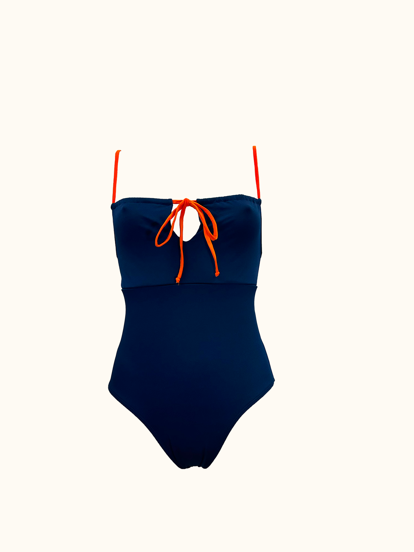 Juin toi à moi - Maillot une pièce - Bleu et orange
