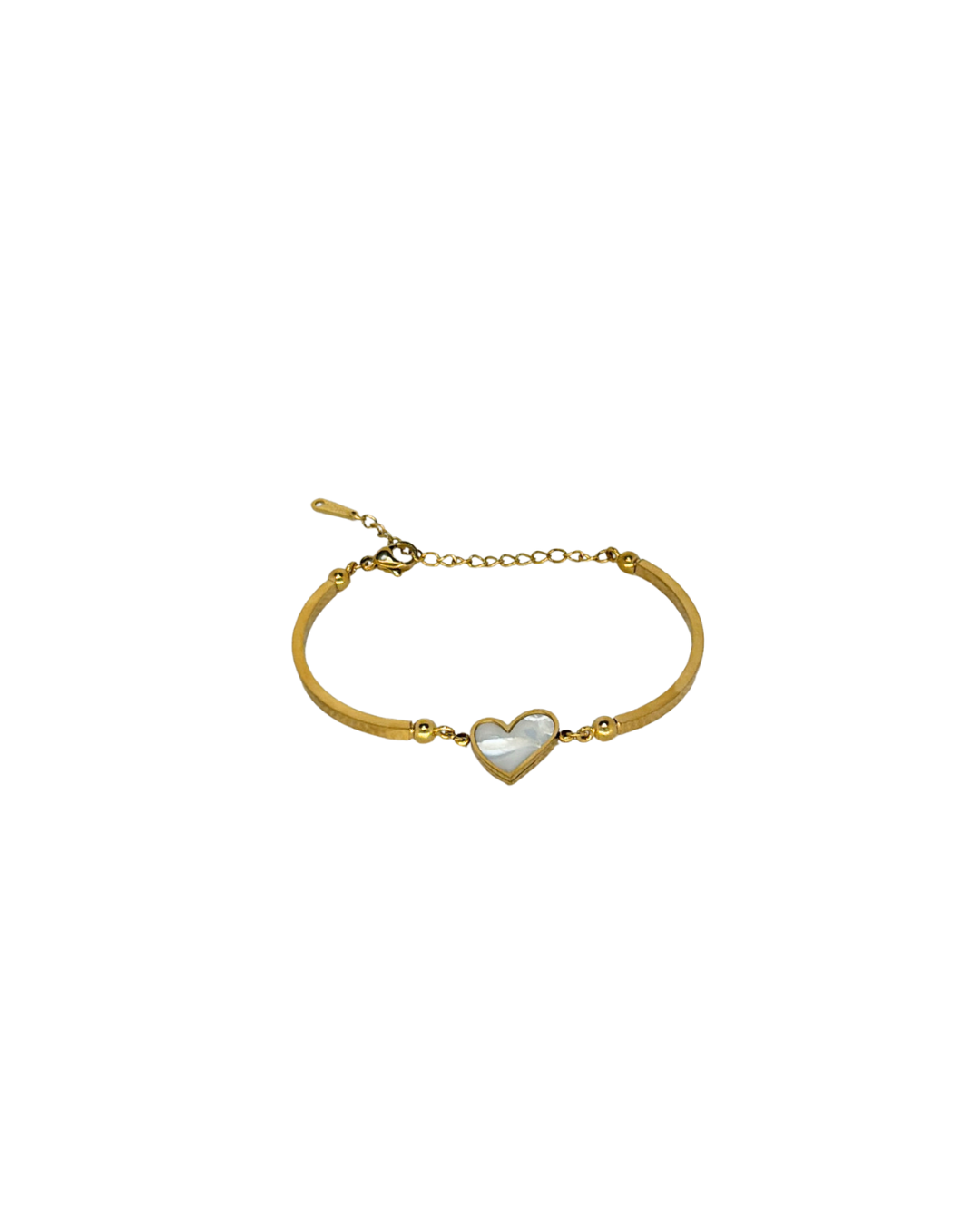 Bracelet en Acier Inoxydable Doré – Lover Pearl