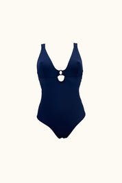August 15 - One-piece swimsuit - Navy blue